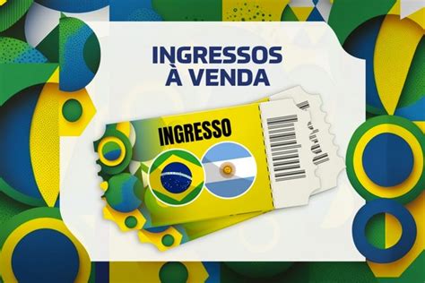 Ingressos para Brasil x Argentina custam a partir de R$ 100; .